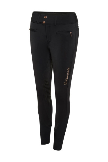 Samshield Dames Winter Rijbroek Clara Knie Grip Zwart-Rose Samshield Dames Winter Rijbroek Clara Knie Grip Zwart-Rose