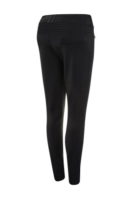 Samshield Women's Riding Winter Breeches Clara Knee Grip Black-Rose Samshield Women's Riding Winter Breeches Clara Knee Grip Black-Rose