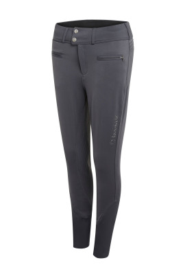 Samshield Women's Riding Winter Breeches Clara Knee Grip Dark Shadow