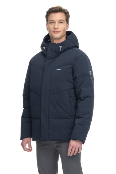 Ridershouse: Ragwear Mannen Bomber Jas Cwalo In de Kleur Marine Blauw Ridershouse: Ragwear Mannen Bomber Jas Cwalo In de Kleur Marine Blauw