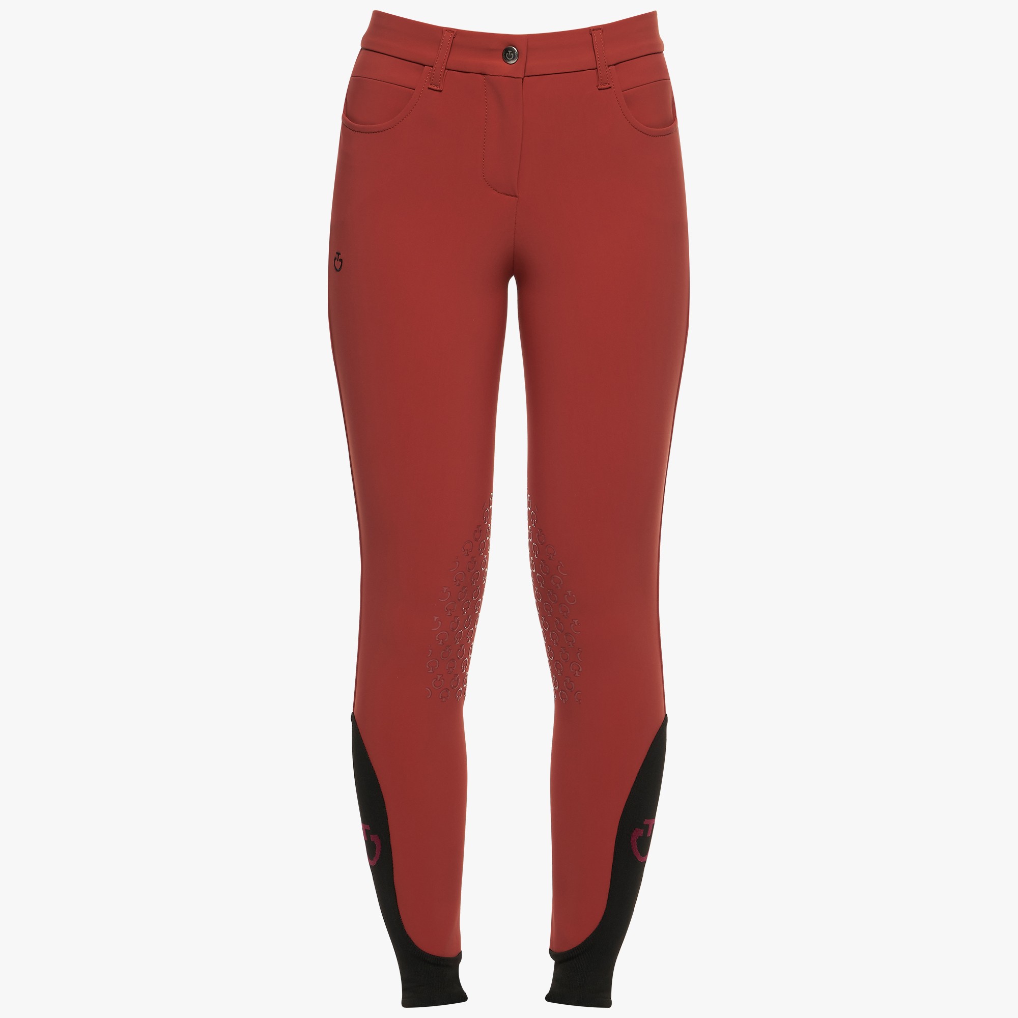 Meisjes Color Knie Grip Rijbroek Rood Cavalleria Toscana Meisjes Color Knie Grip Rijbroek Rood Cavalleria Toscana