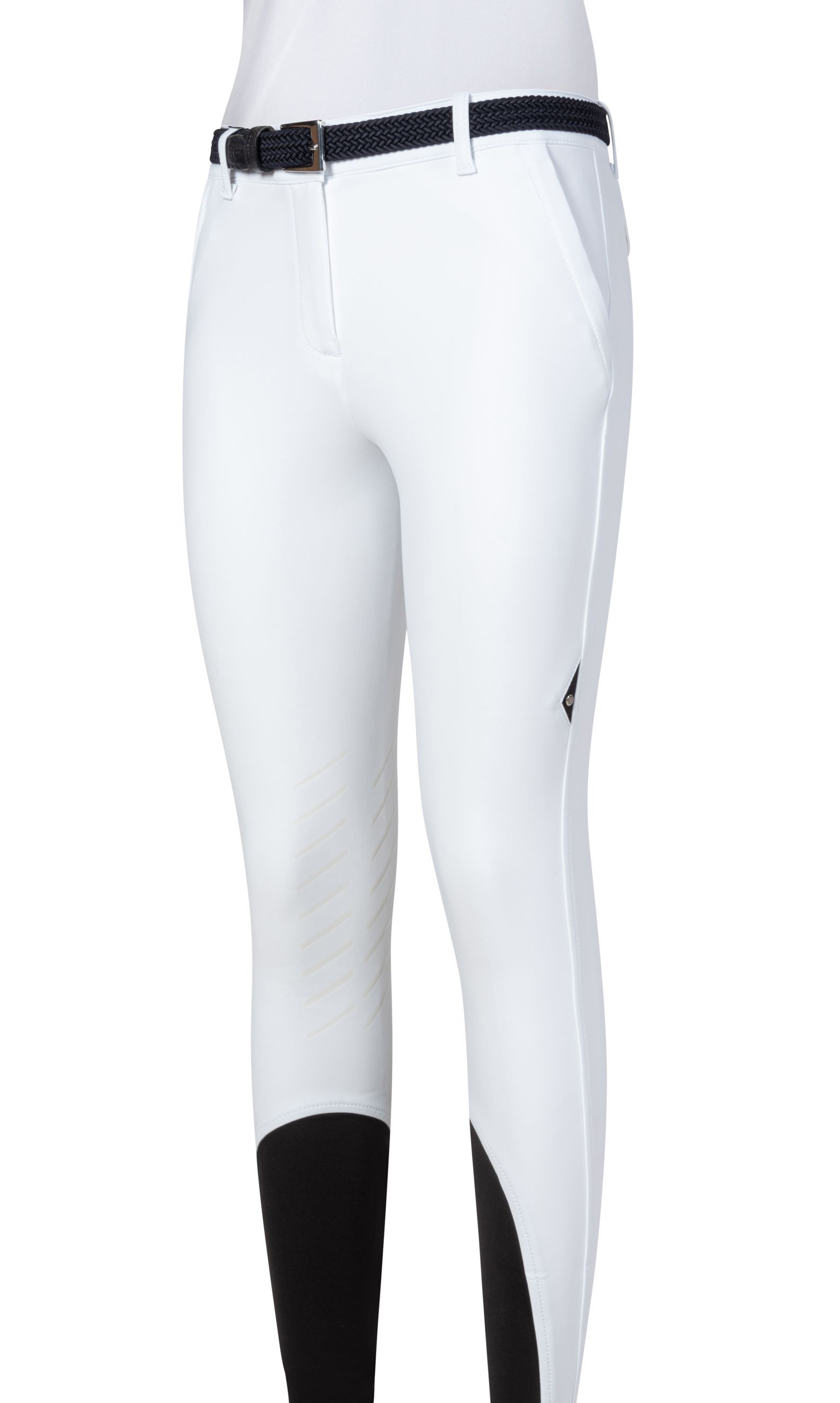 Ridershouse: Equiline Dames Rijbroek Knee Grip Wrendak - Wit Ridershouse: Equiline Dames Rijbroek Knee Grip Wrendak - Wit