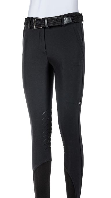 Ridershouse: Equiline Women's Breeches Knee Grip Wrendak - Black Ridershouse: Equiline Women's Breeches Knee Grip Wrendak - Black