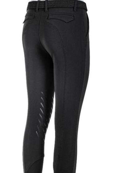 Ridershouse: Equiline Dames Rijbroek Knee Grip Wrendak - Zwart Ridershouse: Equiline Dames Rijbroek Knee Grip Wrendak - Zwart
