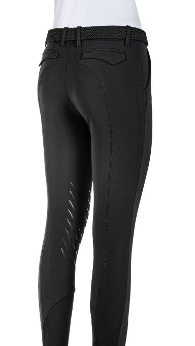 Ridershouse: Equiline Women's Breeches Knee Grip Wrendak - Black Ridershouse: Equiline Women's Breeches Knee Grip Wrendak - Black