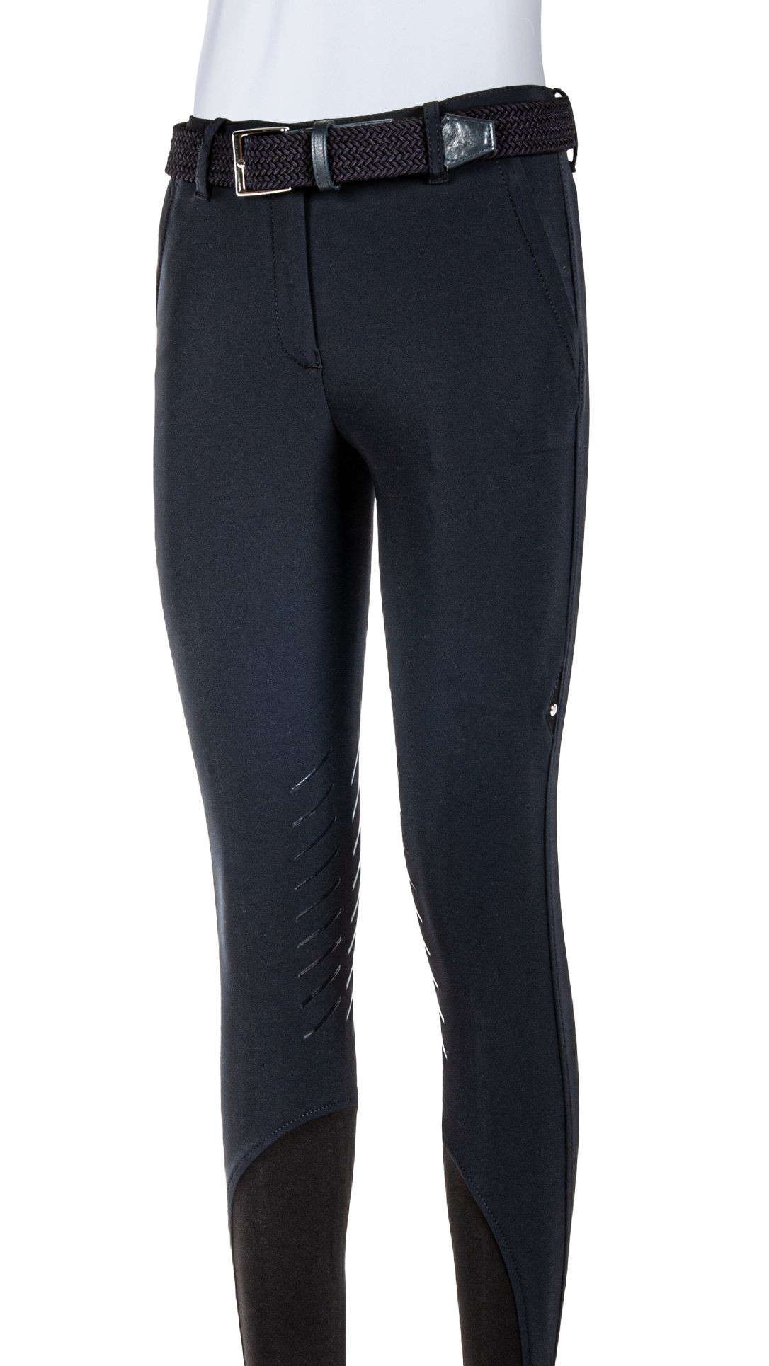Ridershouse: Equiline Dames Rijbroek Knee Grip Wrendak - Blauw Ridershouse: Equiline Dames Rijbroek Knee Grip Wrendak - Blauw