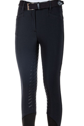 Ridershouse: Equiline Women's Breeches Full Grip Wadellef - Blue