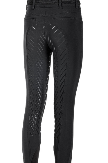 Ridershouse: Equiline Women's Breeches Full Grip Wadellef - Black Ridershouse: Equiline Women's Breeches Full Grip Wadellef - Black