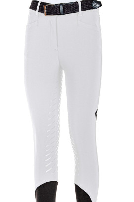 Ridershouse: Equiline Women's Breeches Full Grip Wadellef - White