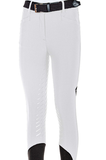 Ridershouse: Equiline Women's Breeches Full Grip Wadellef - White Ridershouse: Equiline Women's Breeches Full Grip Wadellef - White