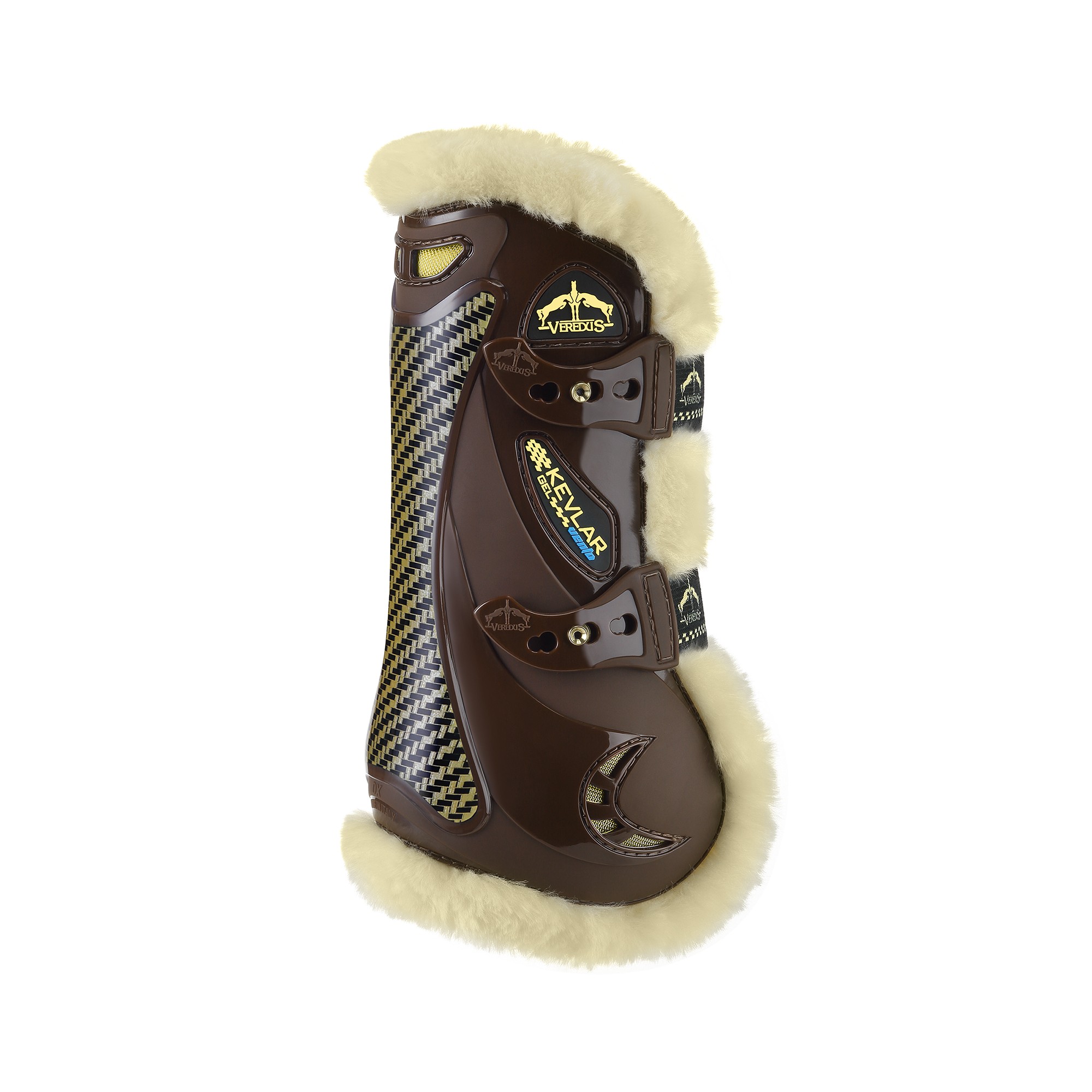 Ridershouse: Veredus Carbon Gel Absolute Velcro Straps - Front