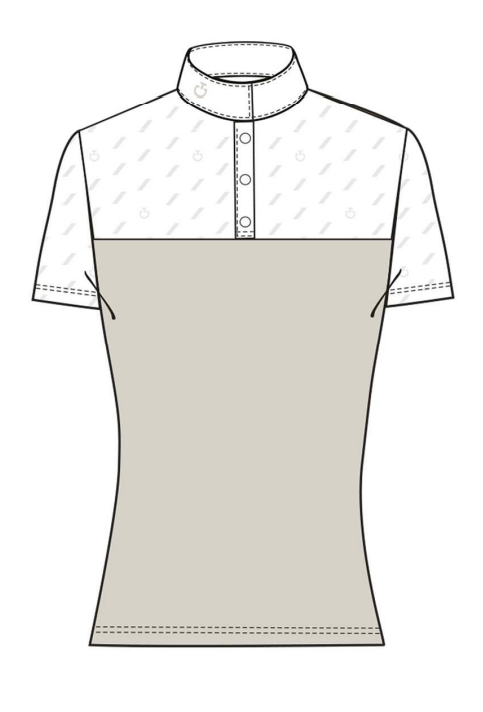 Ridershouse: CT Dash S/S Competition Polo - Beige Ridershouse: CT Dash S/S Competition Polo - Beige