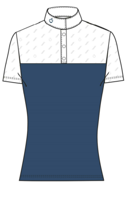 Ridershouse: CT Dash S/S Competition Polo - Blauw Ridershouse: CT Dash S/S Competition Polo - Blauw