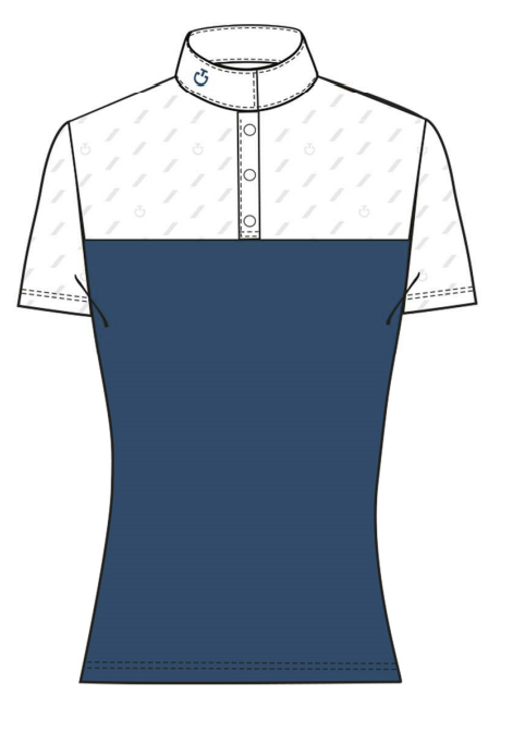 Ridershouse: CT Dash S/S Competition Polo - Blauw Ridershouse: CT Dash S/S Competition Polo - Blauw