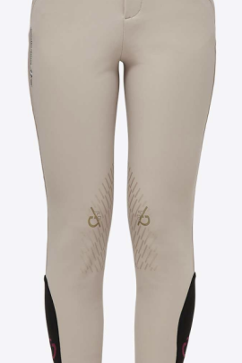 CT Dash Kinderrijbroek Knie grip Meisjes Beige