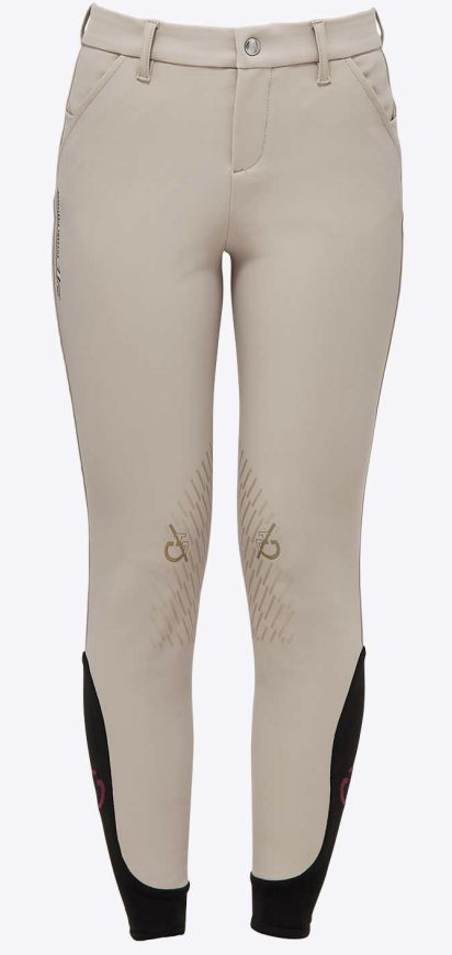 CT Dash Kinderrijbroek Knie grip Meisjes Beige CT Dash Kinderrijbroek Knie grip Meisjes Beige