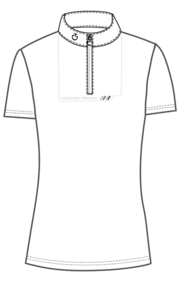Ridershouse: CT Dash S/S Jersey Zip Competition Polo Girls Ridershouse: CT Dash S/S Jersey Zip Competition Polo Girls