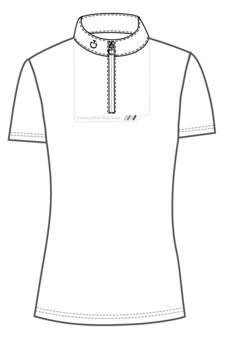 Ridershouse: CT Dash S/S Jersey Zip Competition Polo Girls Ridershouse: CT Dash S/S Jersey Zip Competition Polo Girls