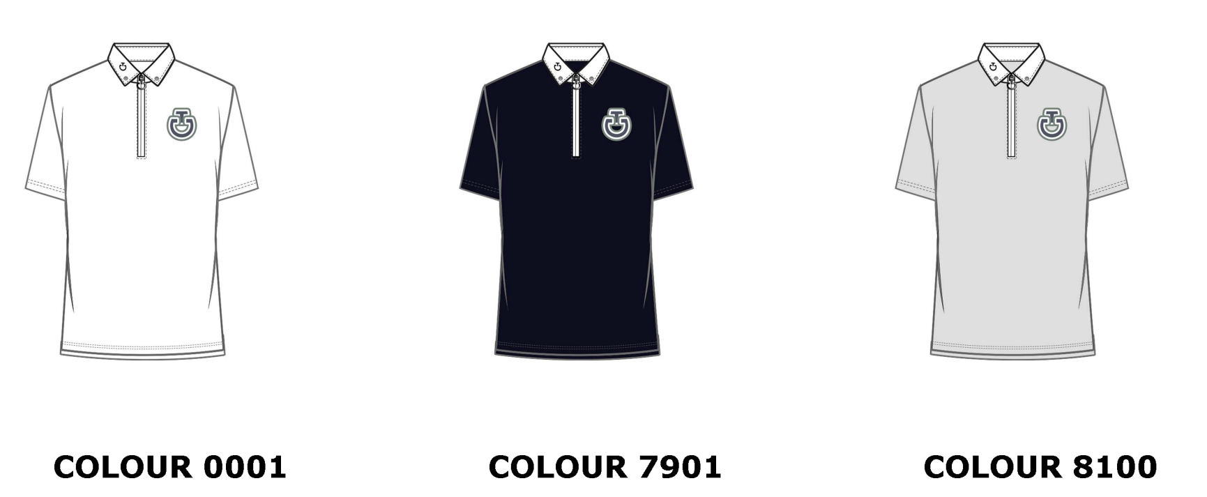 Ridershouse: CT Bubble S/S Jersey Zip Competition Polo - Blauw Ridershouse: CT Bubble S/S Jersey Zip Competition Polo - Blauw