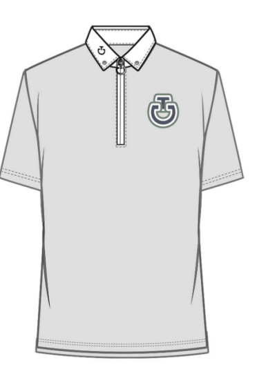 Ridershouse: CT Bubble S/S Jersey Zip Wedstrijdpolo Jongen Ridershouse: CT Bubble S/S Jersey Zip Wedstrijdpolo Jongen