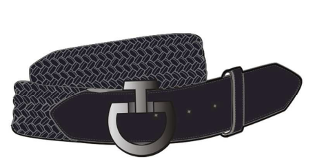 Ridershouse: Men's Elastic Belt CT Clasp - Blauw Ridershouse: Men's Elastic Belt CT Clasp - Blauw