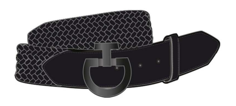 Ridershouse: CT Kid's Rayon Belt - Blue and Black Ridershouse: CT Kid's Rayon Belt - Blue and Black