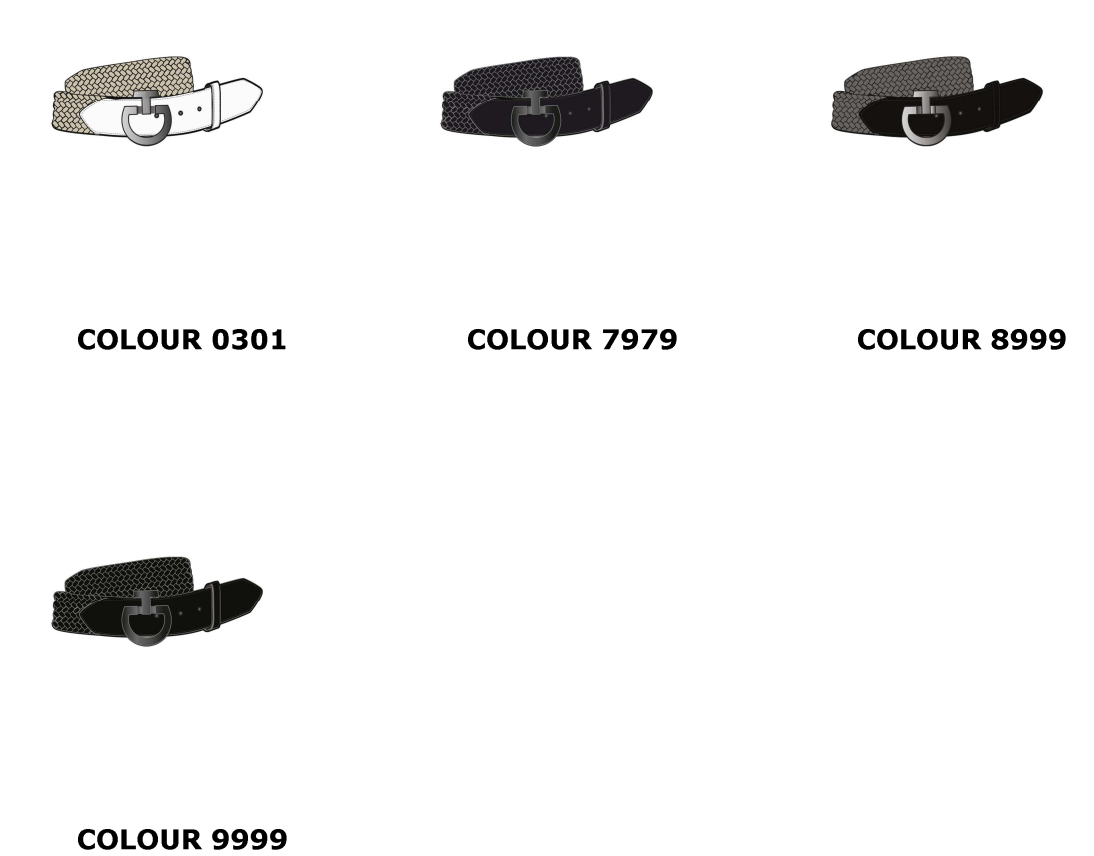 Ridershouse: CT Kid's Rayon Belt - Grijs en Zwart Ridershouse: CT Kid's Rayon Belt - Grijs en Zwart
