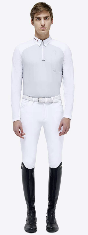 Ridershouse: CT Revo Jersey Mesh L/S Zip Competition Polo Ridershouse: CT Revo Jersey Mesh L/S Zip Competition Polo