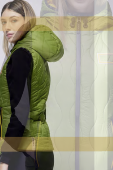 Ridershouse: RG Nylon Bodywarmer Met Capuchon - Groen Ridershouse: RG Nylon Bodywarmer Met Capuchon - Groen