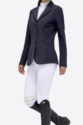 Ridershouse: RG Italy - Jersey And Mesh Riding Jacket - Blue Ridershouse: RG Italy - Jersey And Mesh Riding Jacket - Blue