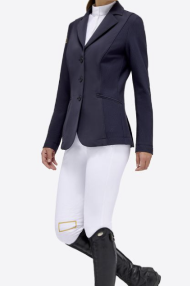 Ridershouse: RG Italy - Jersey And Mesh Riding Jacket - Blue Ridershouse: RG Italy - Jersey And Mesh Riding Jacket - Blue