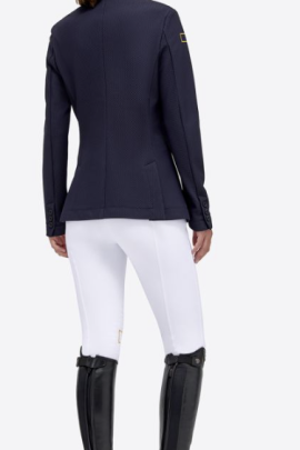 Ridershouse: RG Italy - Jersey And Mesh Riding Jacket - Blauw Ridershouse: RG Italy - Jersey And Mesh Riding Jacket - Blauw