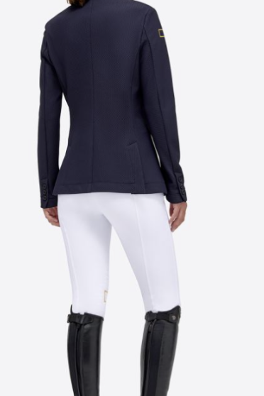 Ridershouse: RG Italy - Jersey And Mesh Riding Jacket - Blue Ridershouse: RG Italy - Jersey And Mesh Riding Jacket - Blue