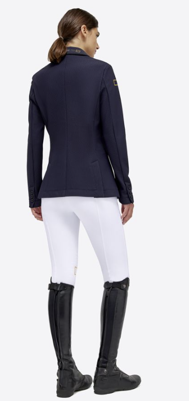 Ridershouse: RG Italy - Jersey And Mesh Riding Jacket - Blauw Ridershouse: RG Italy - Jersey And Mesh Riding Jacket - Blauw