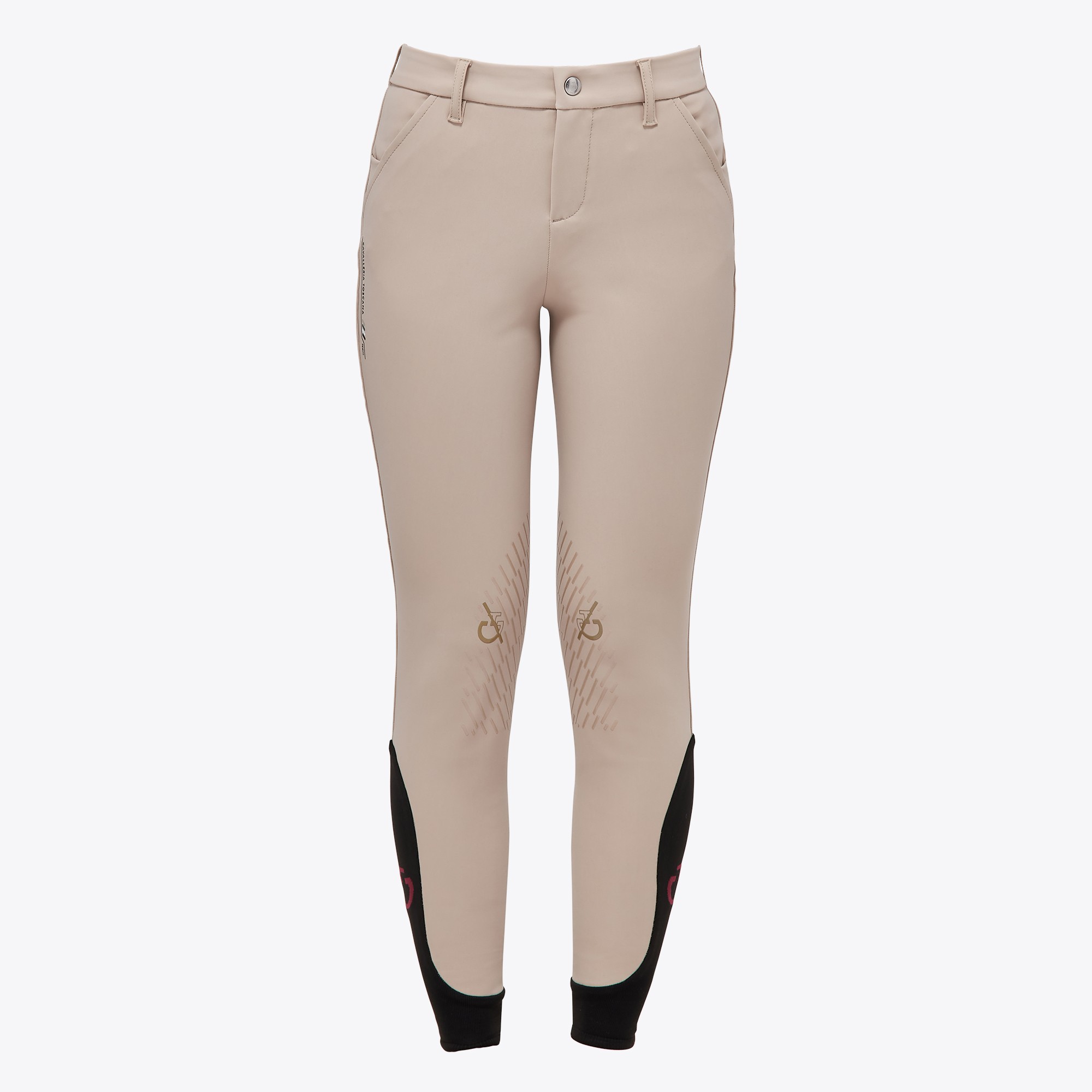 Ridershouse: CT Dash Riding Breeches Girls - Beige kinderrijbroek knie grip Ridershouse: CT Dash Riding Breeches Girls - Beige kinderrijbroek knie grip
