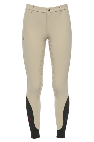 CT Line System Breeches Cavalleria Toscana in de kleur Beige Full Grip Kind CT Line System Breeches Cavalleria Toscana in de kleur Beige Full Grip Kind