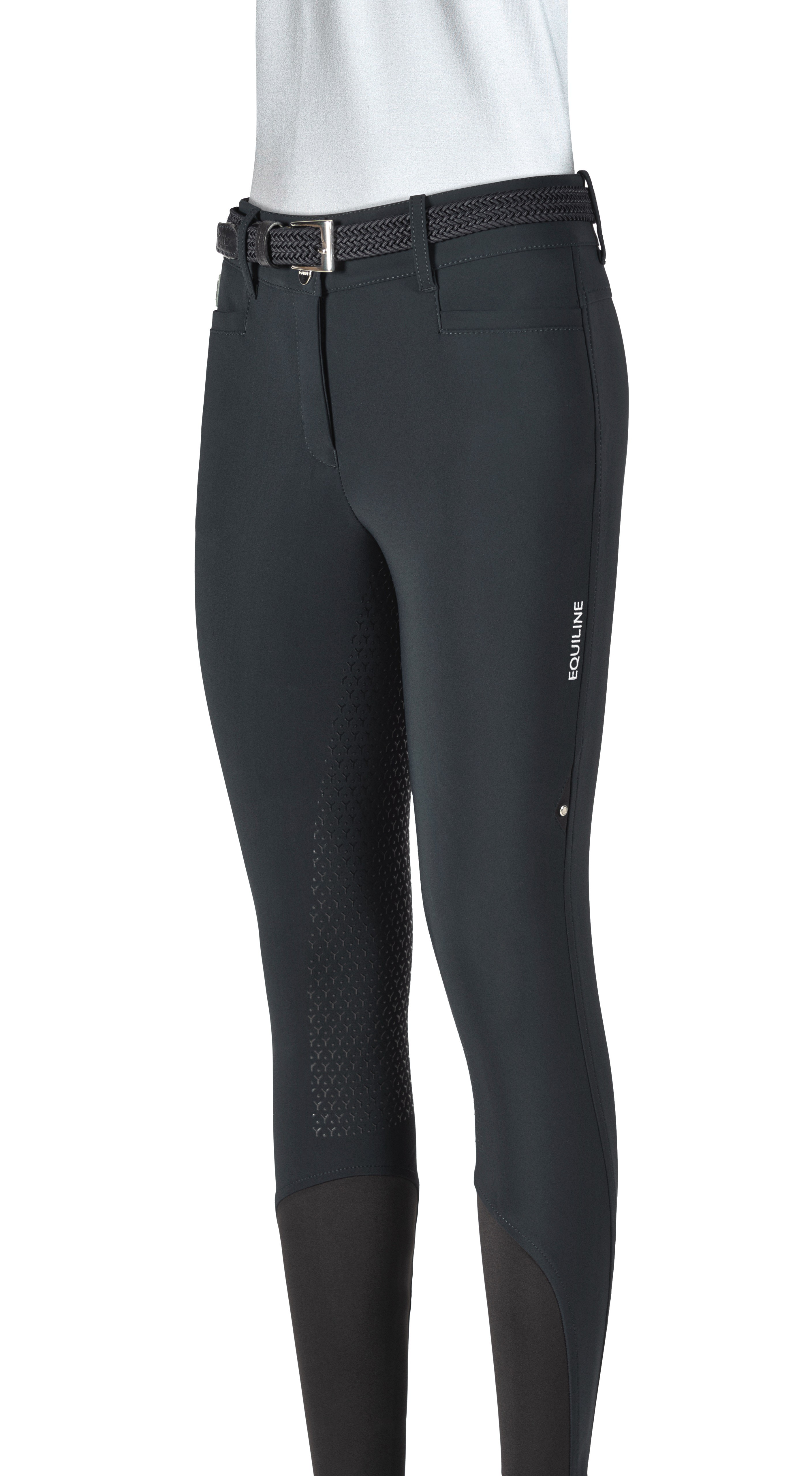 Dames Rijbroek Full Grip Ernae Zwart Equiline Dames Rijbroek Full Grip Ernae Zwart Equiline