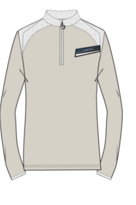 Ridershouse: CT Lightweight Performance Piqué S/S Button Training Polo - Beige Ridershouse: CT Lightweight Performance Piqué S/S Button Training Polo - Beige
