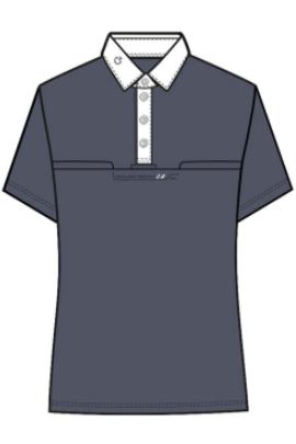 Ridershouse: CT Dash Performance Piqué S/S Competition Polo - Wit