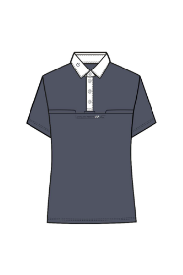 Ridershouse: CT Dash Performance Piqué S/S Competition Polo - Wit Ridershouse: CT Dash Performance Piqué S/S Competition Polo - Wit