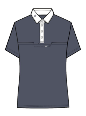 Ridershouse: CT Dash Performance Piqué S/S Competition Polo - Wit Ridershouse: CT Dash Performance Piqué S/S Competition Polo - Wit