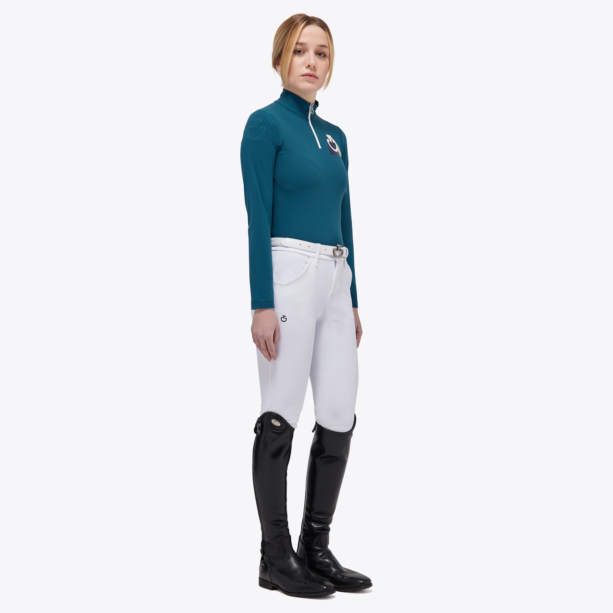 CT Perspective L/S Jersey Zip Training Polo Meisjes CT Perspective L/S Jersey Zip Training Polo Meisjes