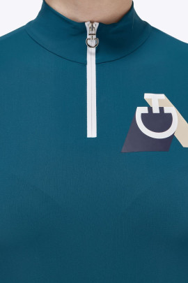 Ridershouse: CT Dash L/S Jersey Zip Competition Polo Girls Ridershouse: CT Dash L/S Jersey Zip Competition Polo Girls