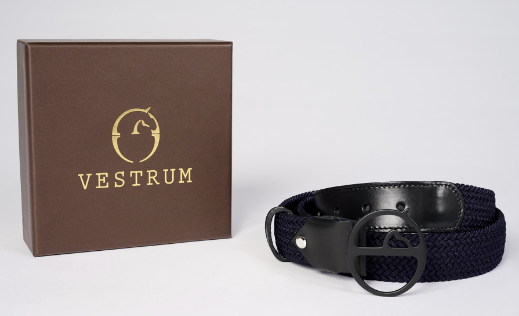 Ridershouse: Vestrum Faro Belt With Vestrum Buckle Blue