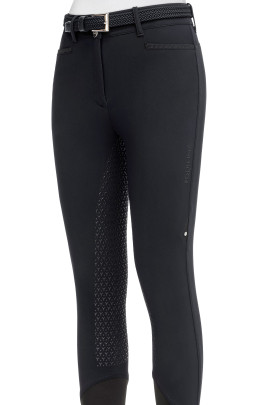 Ridershouse: Equiline Dames Rijbroek Ful Grip High Waist - Zwart