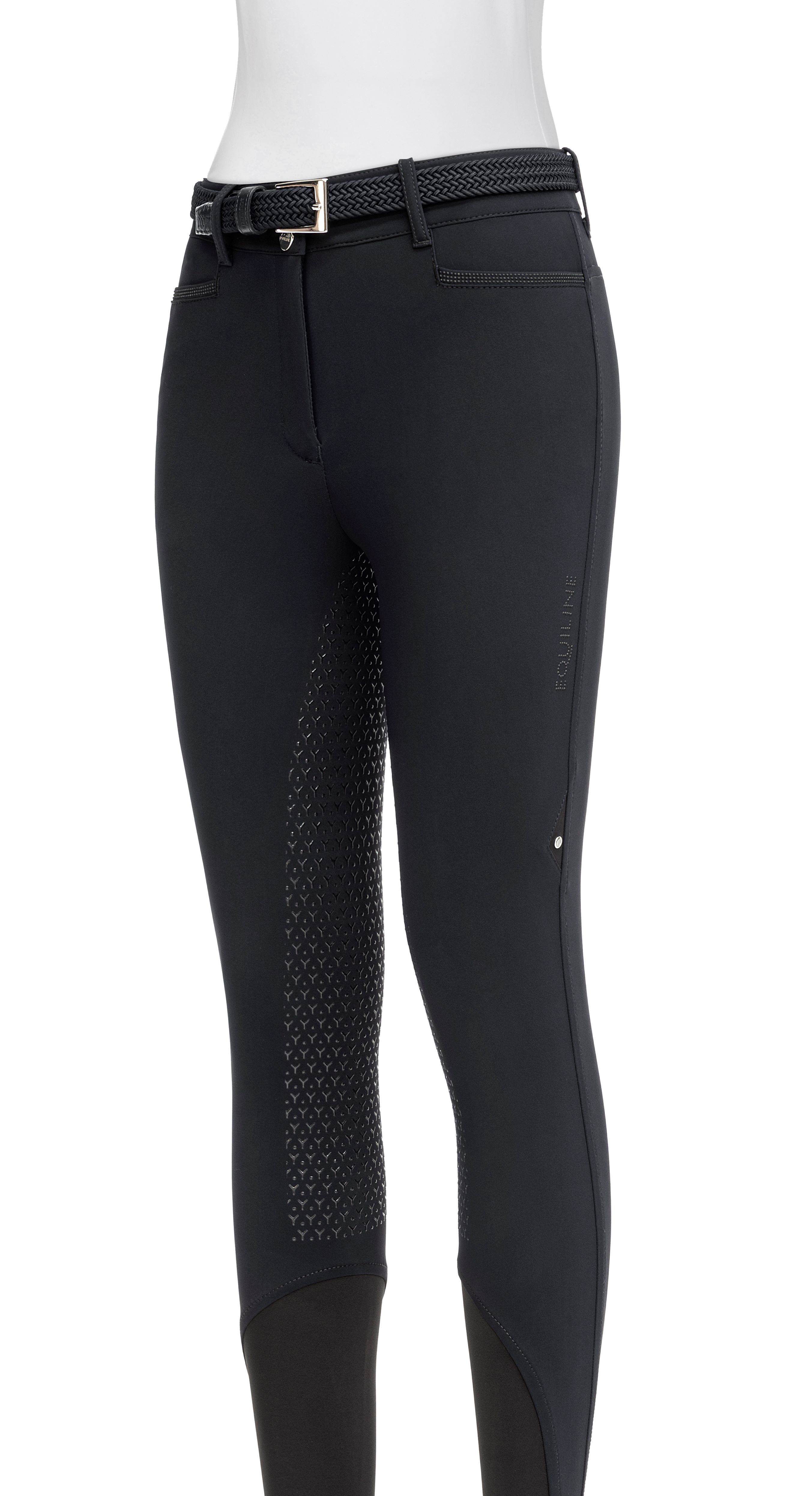 Ridershouse: Equiline Dames Rijbroek Ful Grip High Waist - Zwart Ridershouse: Equiline Dames Rijbroek Ful Grip High Waist - Zwart