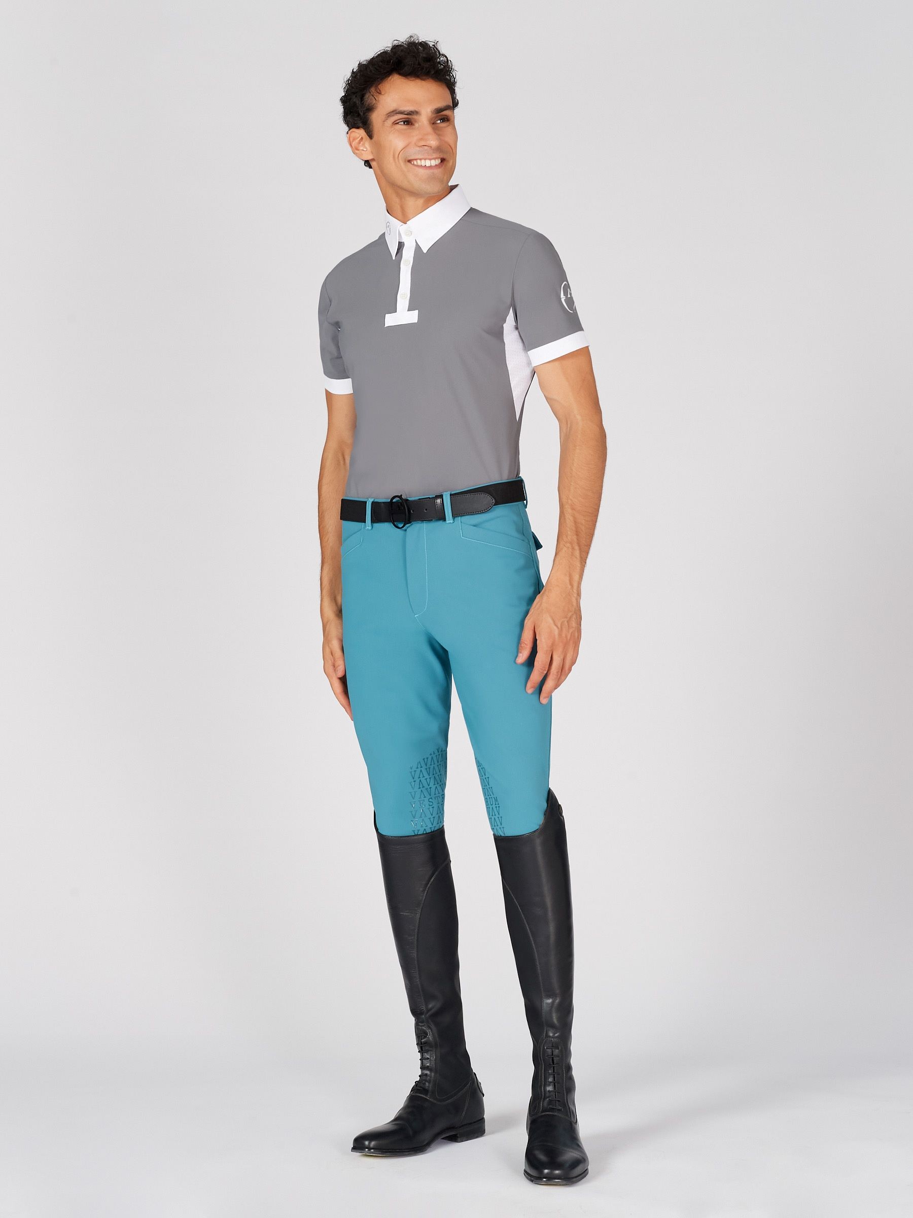 Ridershouse: Vestrum Competition Shirt Budoni SS - Dark Grey Ridershouse: Vestrum Competition Shirt Budoni SS - Dark Grey