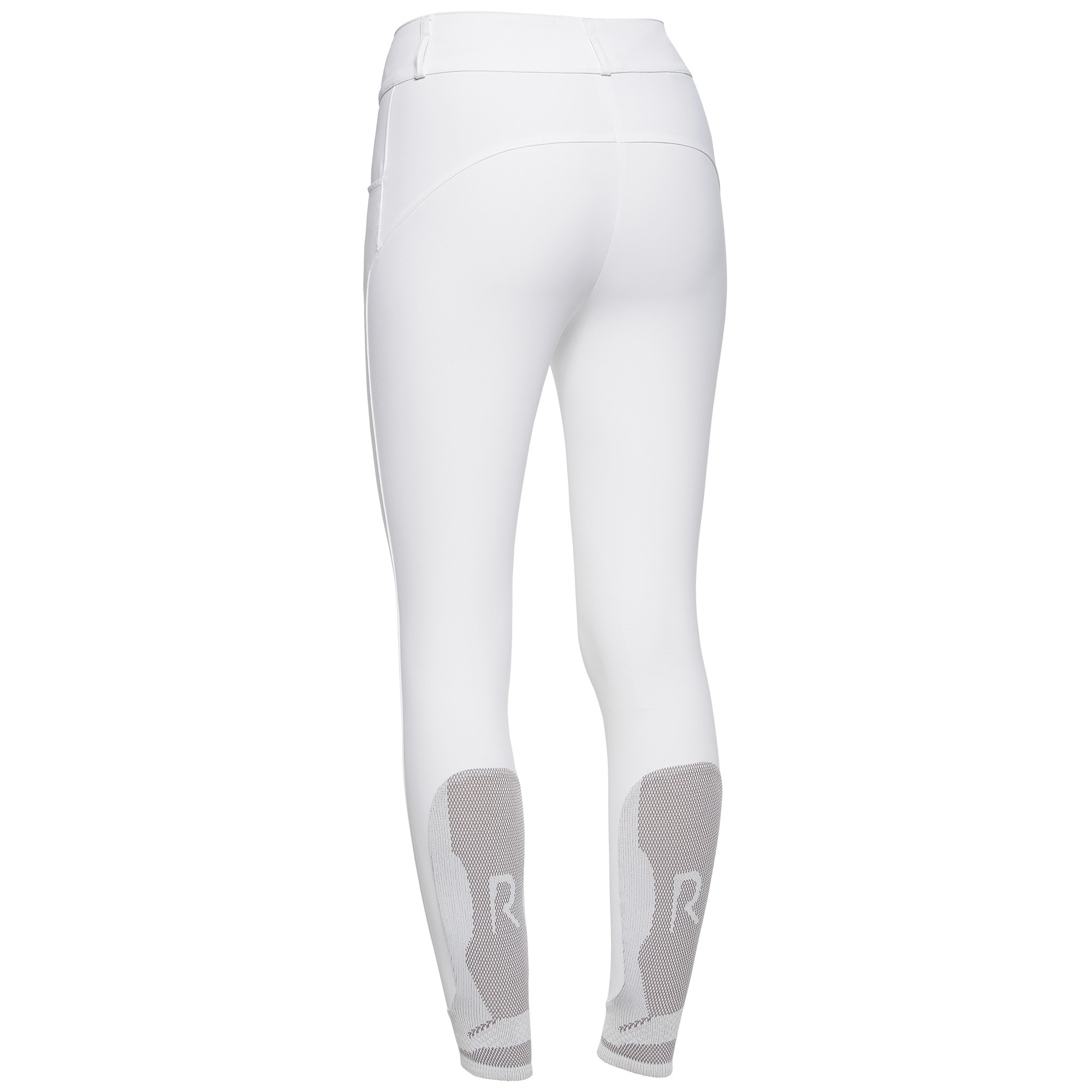 Ridershouse: CT RS Breeches High Waist Knee Grip - Wit Ridershouse: CT RS Breeches High Waist Knee Grip - Wit
