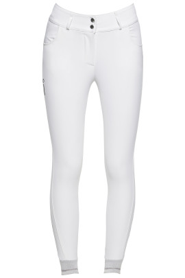 Ridershouse: CT RS Breeches High Waist Knee Grip - Wit Ridershouse: CT RS Breeches High Waist Knee Grip - Wit