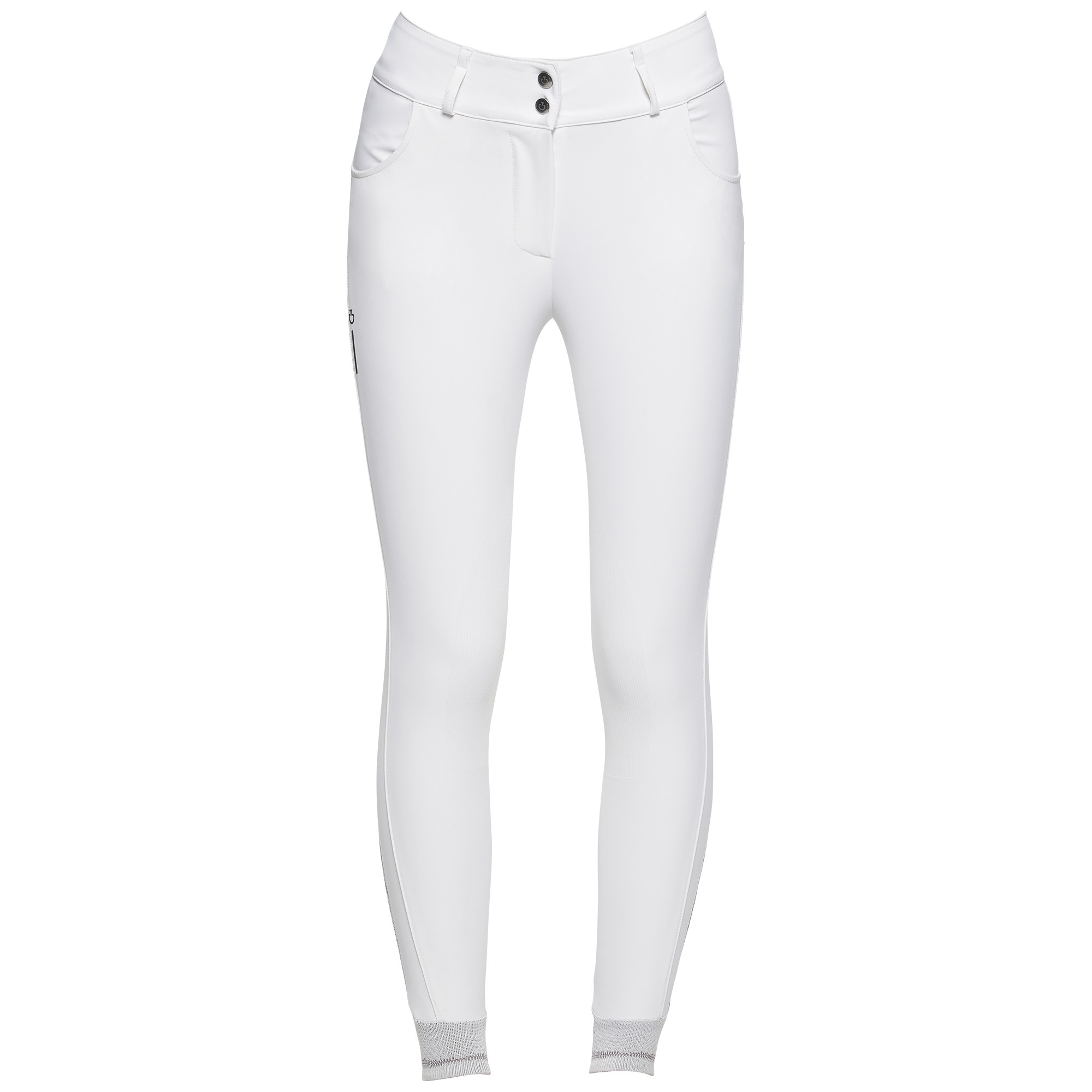 Ridershouse: CT RS Breeches High Waist Knee Grip - Wit Ridershouse: CT RS Breeches High Waist Knee Grip - Wit